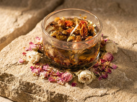 Bougie Gel Bio Rose & Rose Blanche - Amour & Harmonie - Essences Agape 69807693