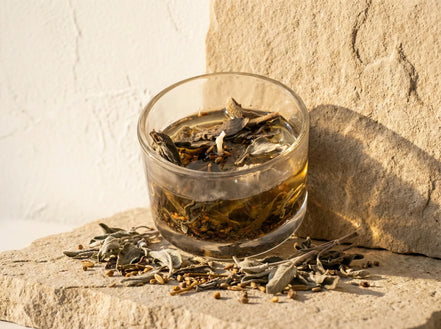 Bougie Gel Bio Sauge & Ambre - Nettoyage Énergétique - Essences Agape 77635203