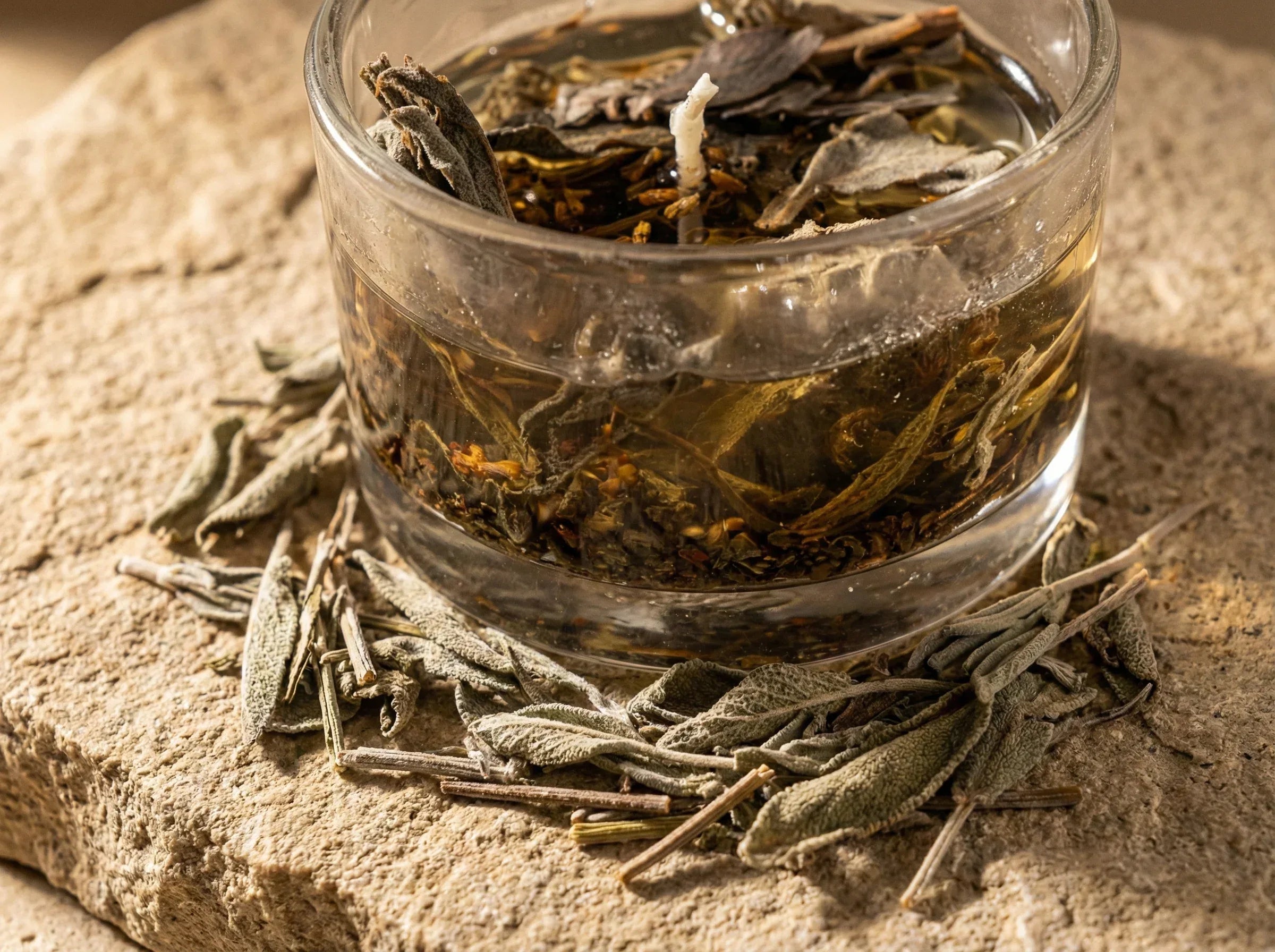 Bougie Gel Bio Sauge & Ambre - Nettoyage Énergétique - Essences Agape 83543821