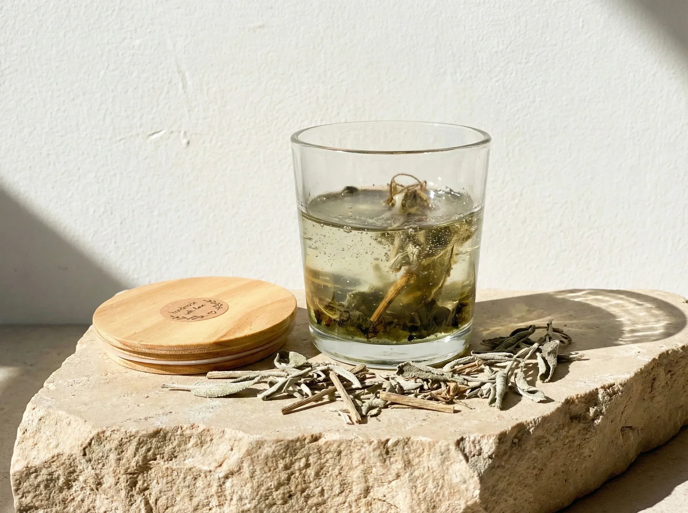 Bougie Gel Bio Sauge - Purification & Clarté Mentale - Essences Agape 18674068