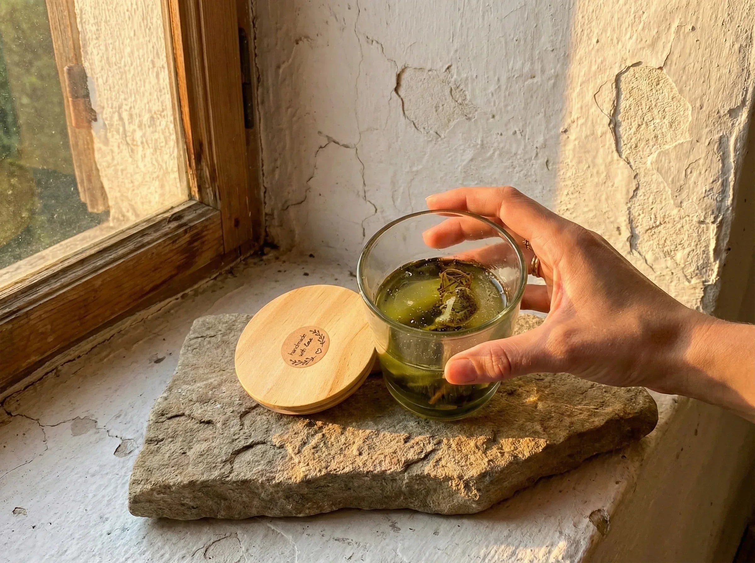 Bougie Gel Bio Sauge - Purification & Clarté Mentale - Essences Agape 96109423