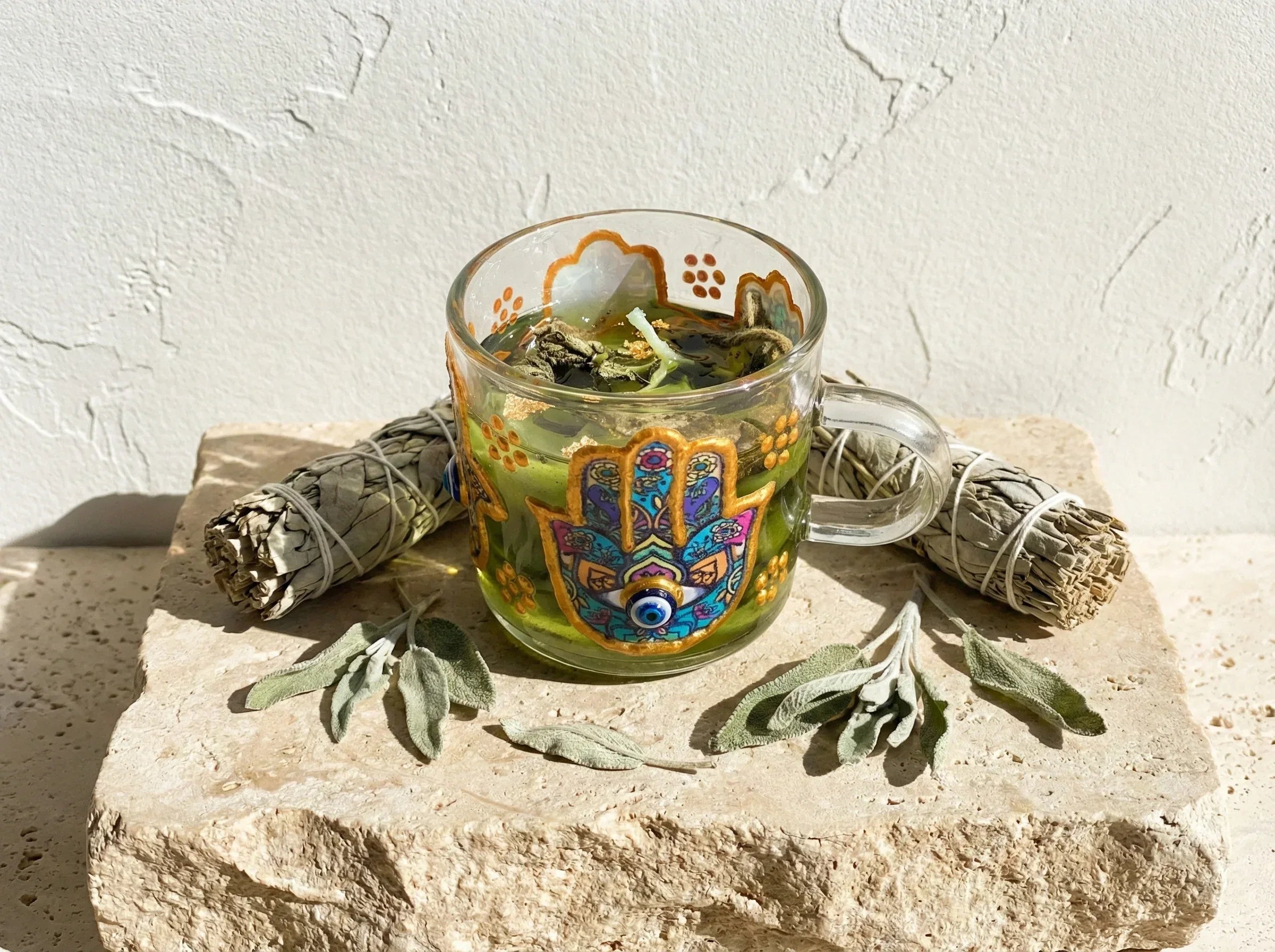 Bougie Gel Bio Sauge - Purification & Protection des Lieux - Essences Agape 17727782