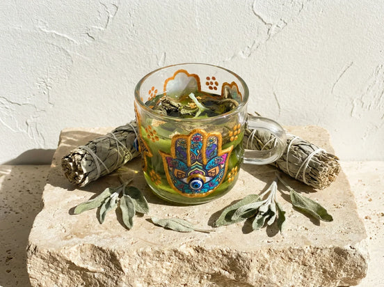 Bougie Gel Bio Sauge - Purification & Protection des Lieux - Essences Agape 17727782