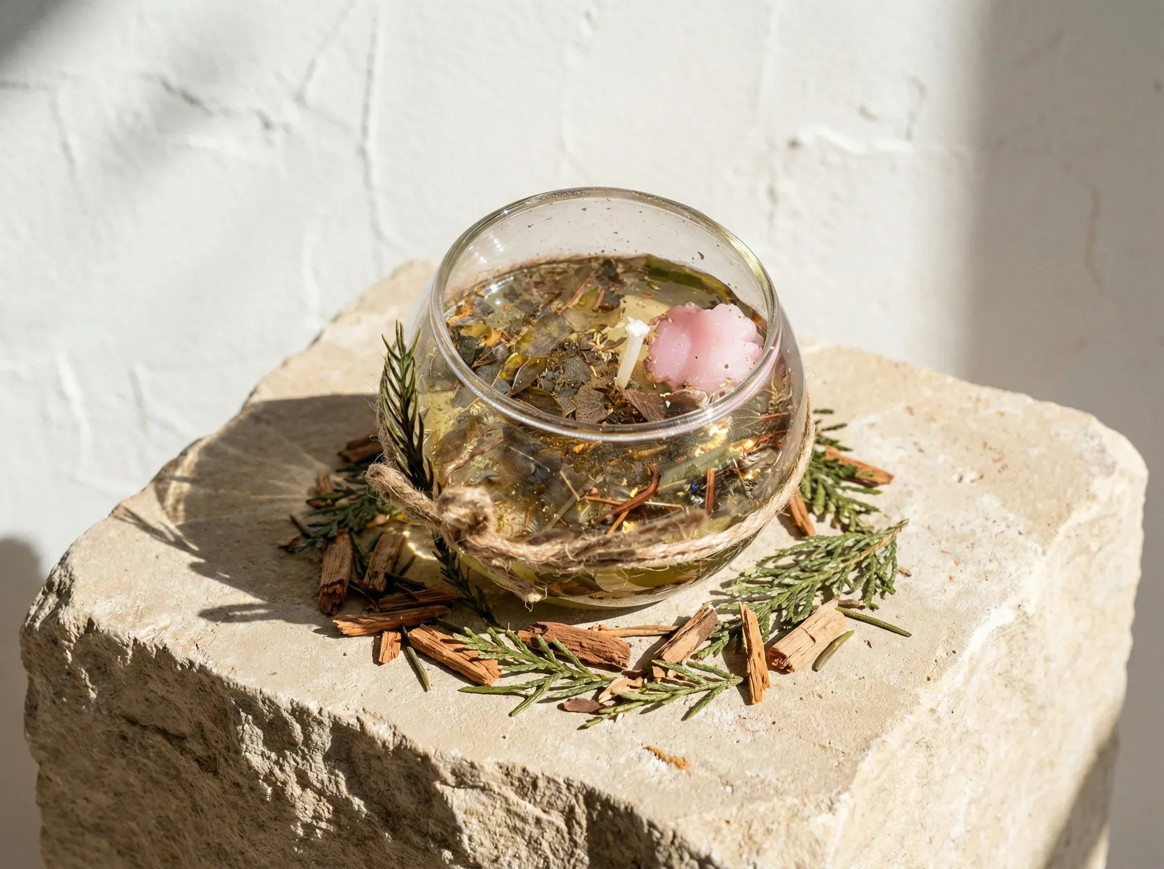 Bougie Gel Cèdre Boisé - Calme & Force de la Forêt - Essences Agape 45614779