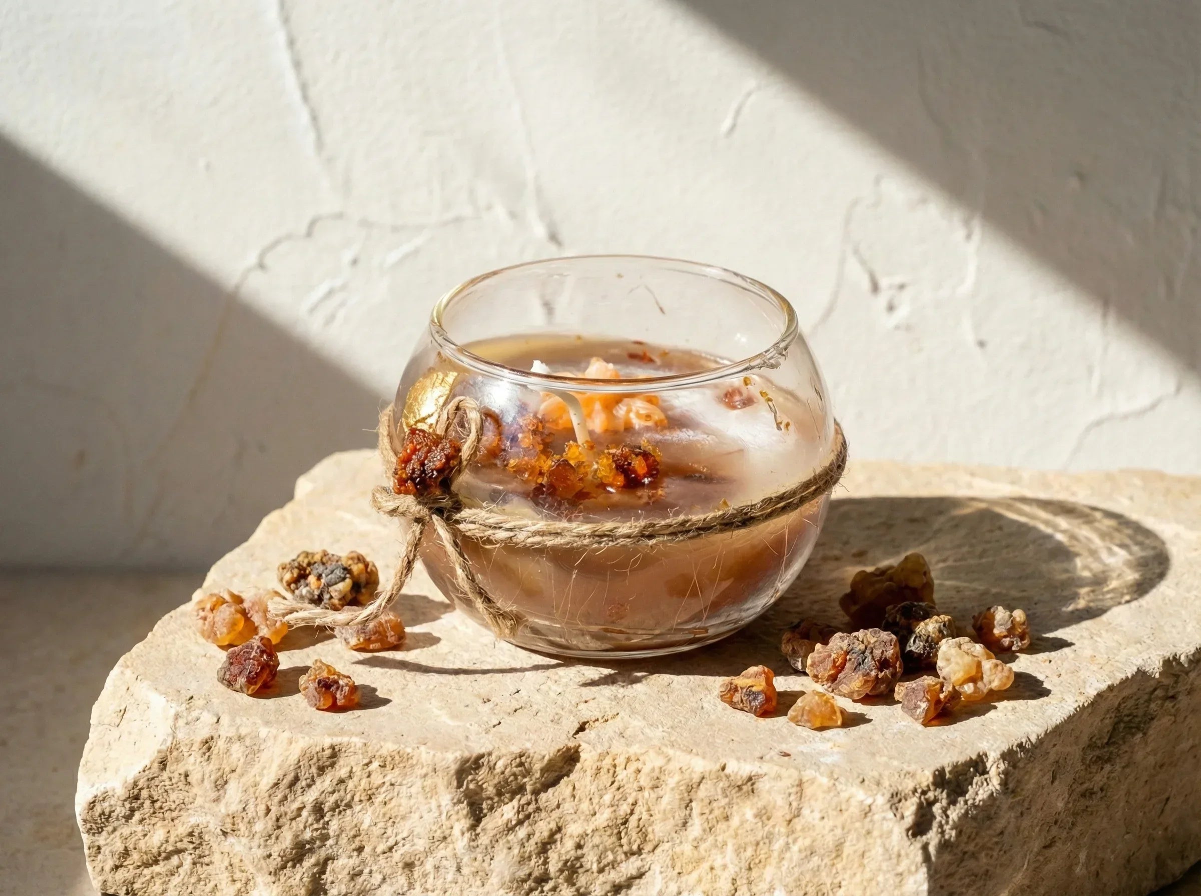 Bougie Gel Myrrhe Sacrée - Élévation & Sérénité Royale - Essences Agape 69155195