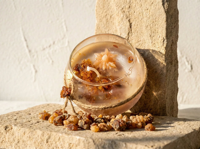 Bougie Gel Myrrhe Sacrée - Élévation & Sérénité Royale - Essences Agape 92407124