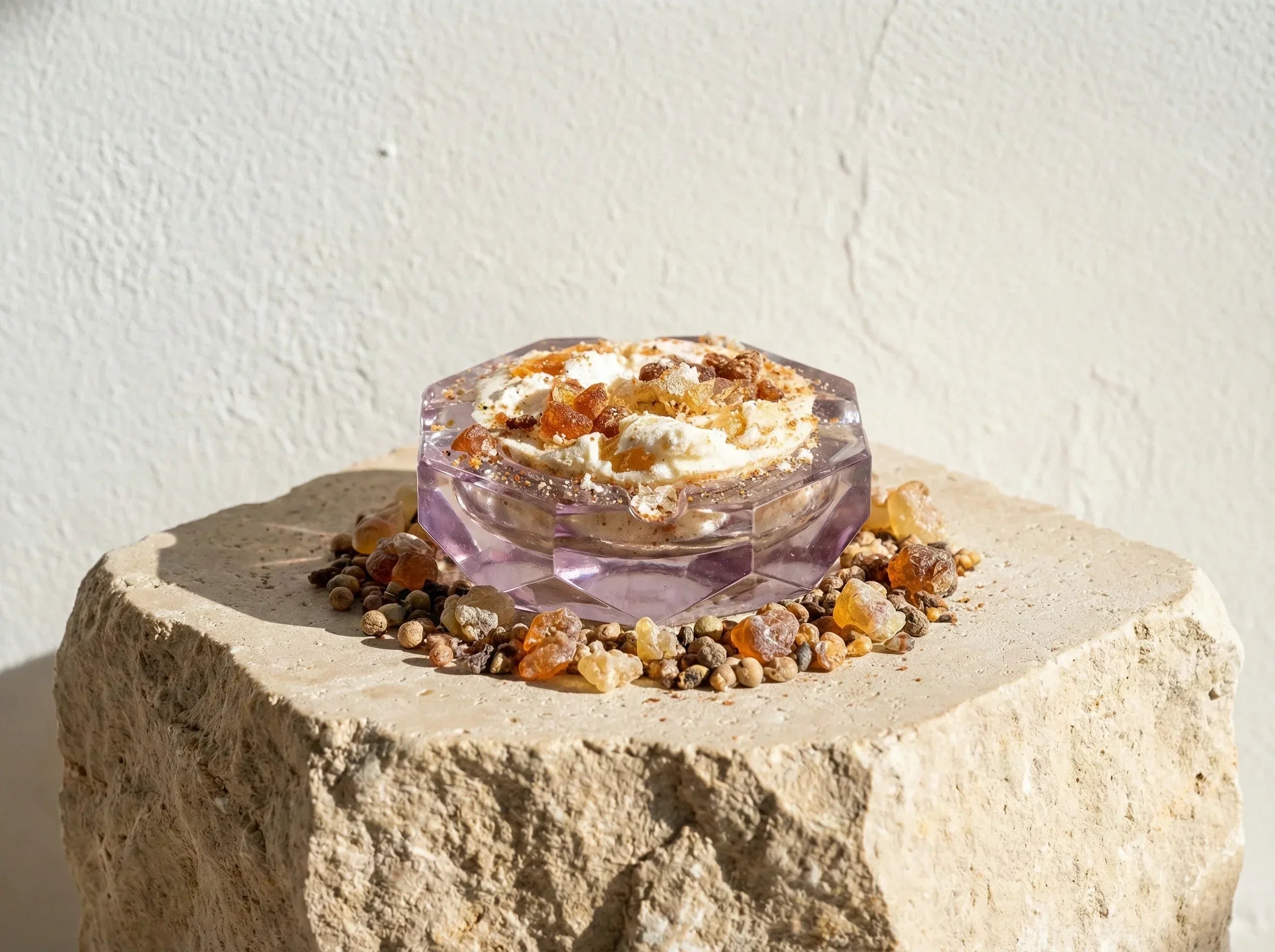 Bougie Gomme Arabique & Musc - Harmonie & Éveil Spirituel - Essences Agape 40417071