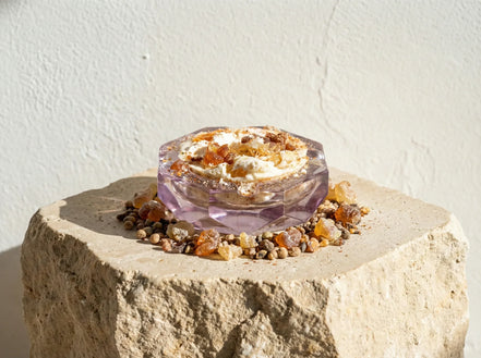 Bougie Gomme Arabique & Musc - Harmonie & Éveil Spirituel - Essences Agape 40417071