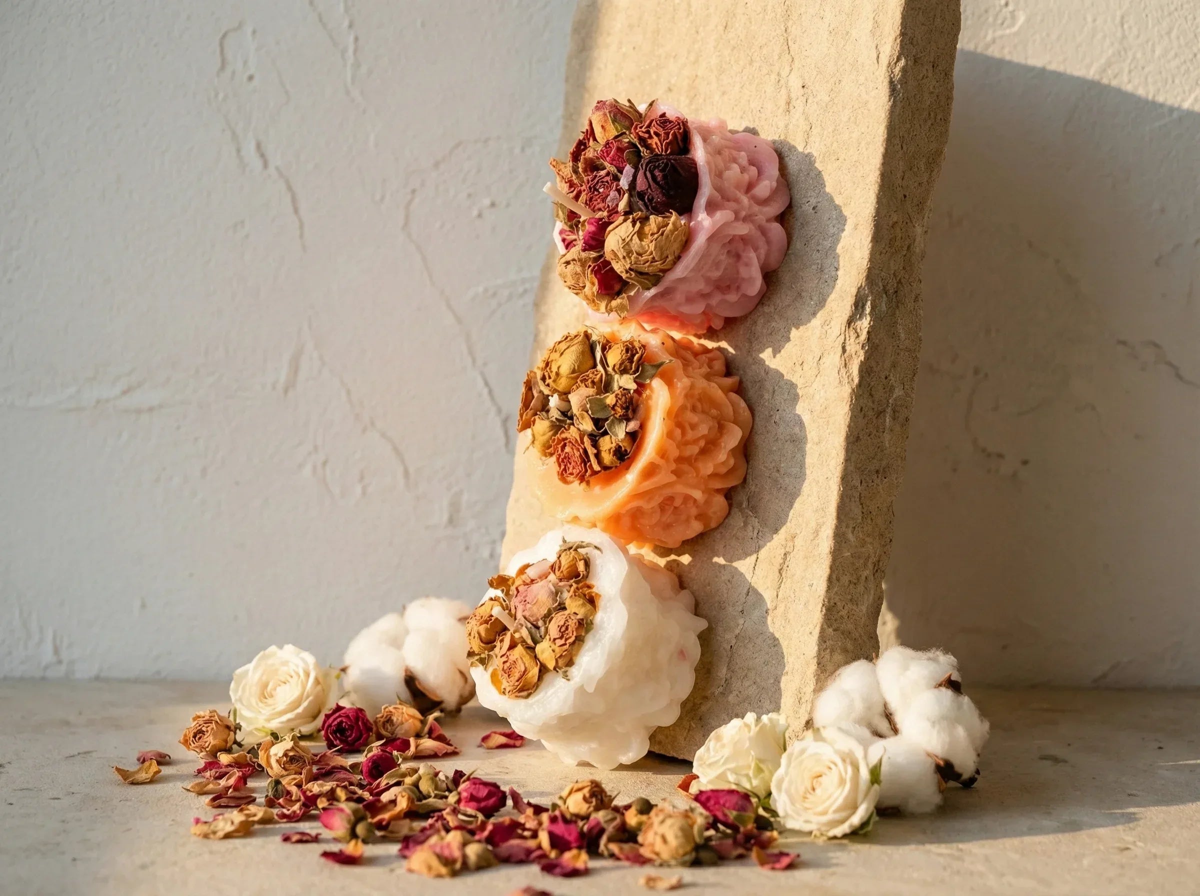 Bougie Gourmande Rose blanche - Éclat & Tendresse - Essences Agape 30333413