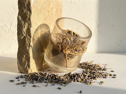 Bougie Lavande & Myrrhe - Paix Royale & Élévation - Essences Agape 79473118