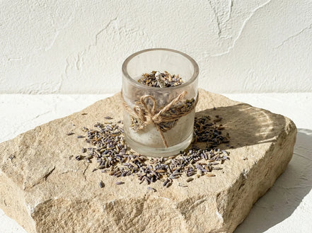 Bougie Lavande & Myrrhe - Paix Royale & Élévation - Essences Agape 58774008