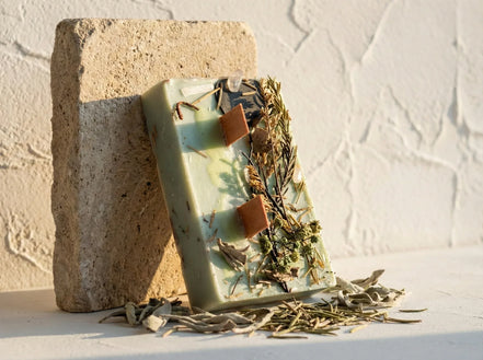 Bougie Mèche Bois Sauge & Romarin - Ancrage & Éveil - Essences Agape 19617490