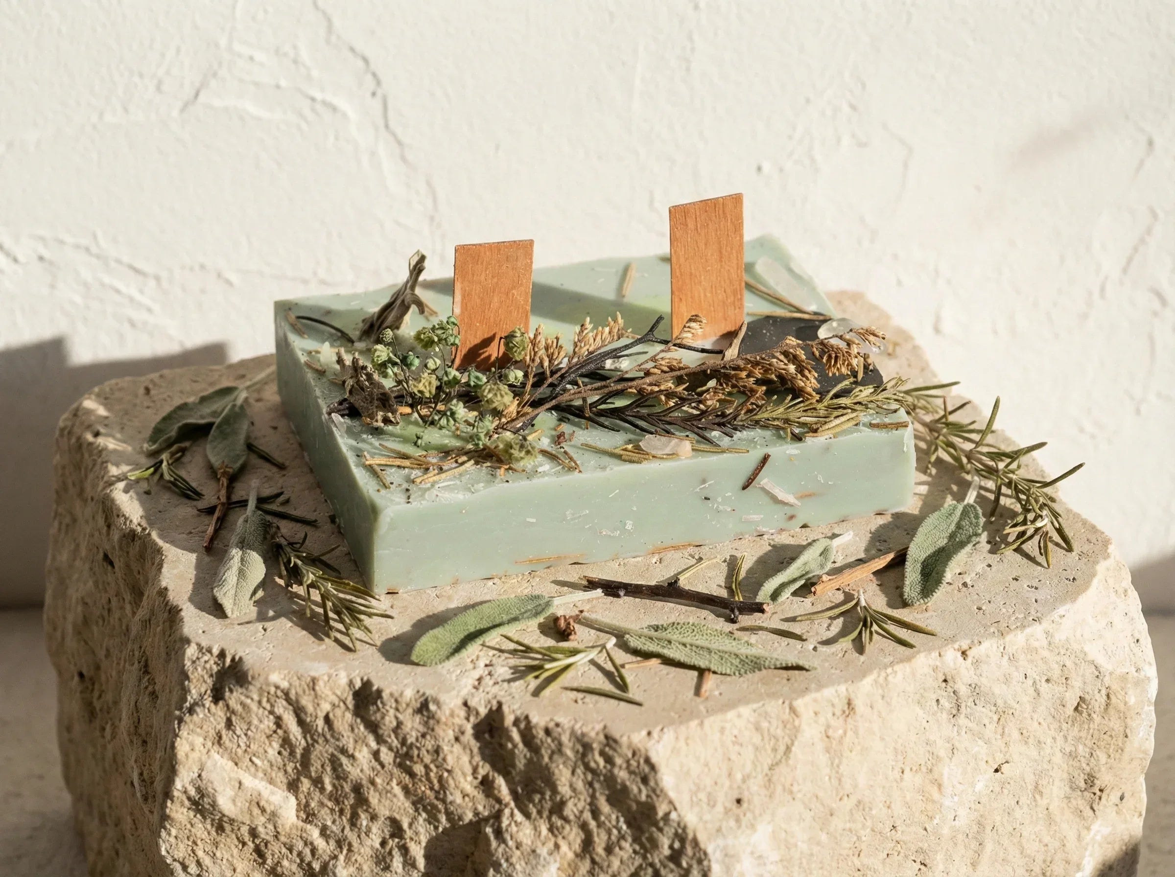 Bougie Mèche Bois Sauge & Romarin - Ancrage & Éveil - Essences Agape 78145069