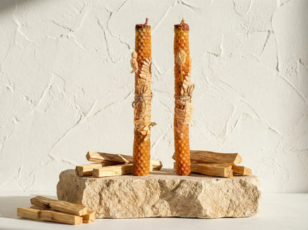 Bougie Naturelle Palo Santo - Purification & Ancrage - Essences Agape 29752725