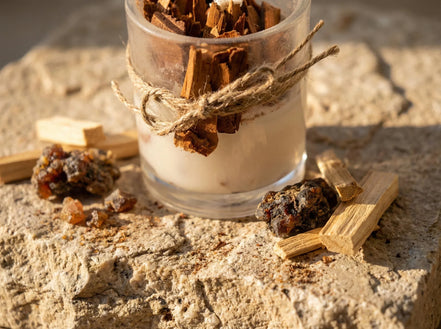 Bougie Palo Santo & Myrrhe - Recentrage & Force - Essences Agape 25916164