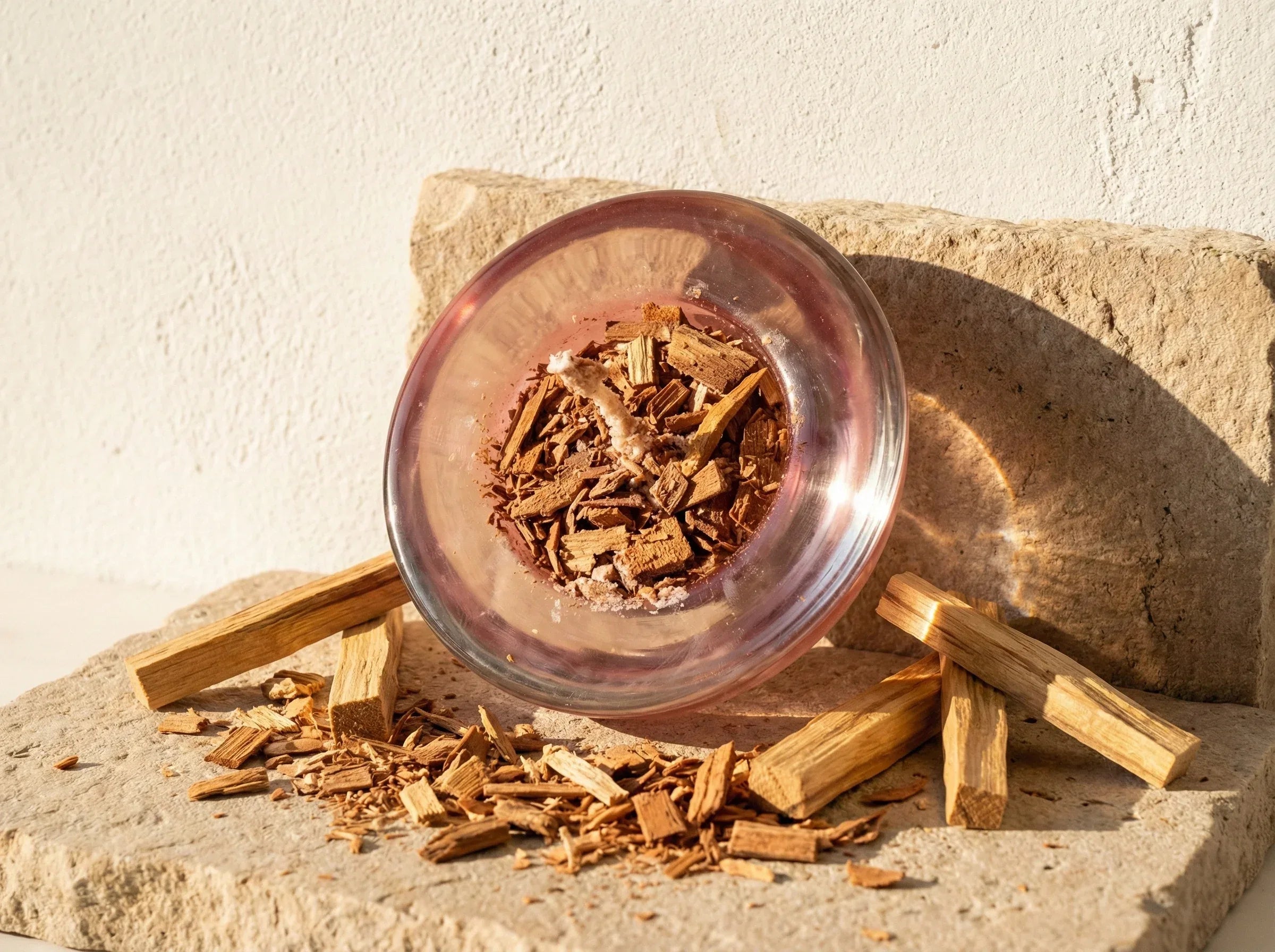 Bougie Palo Santo Sacré - Purification & Ancrage Profond - Essences Agape 84415184