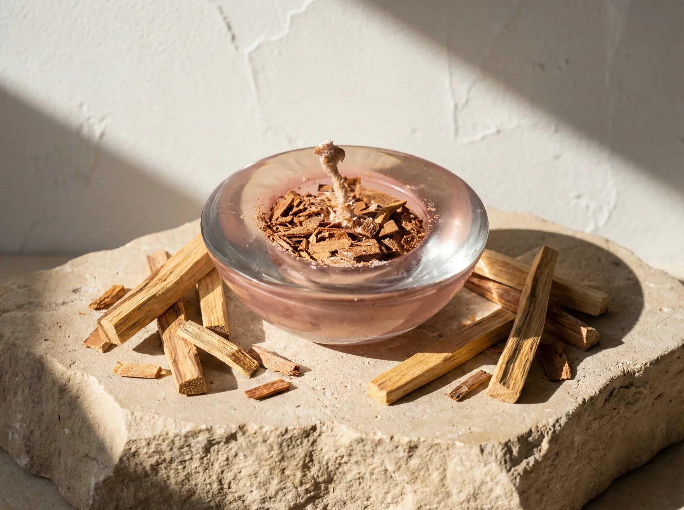 Bougie Palo Santo Sacré - Purification & Ancrage Profond - Essences Agape 38341734