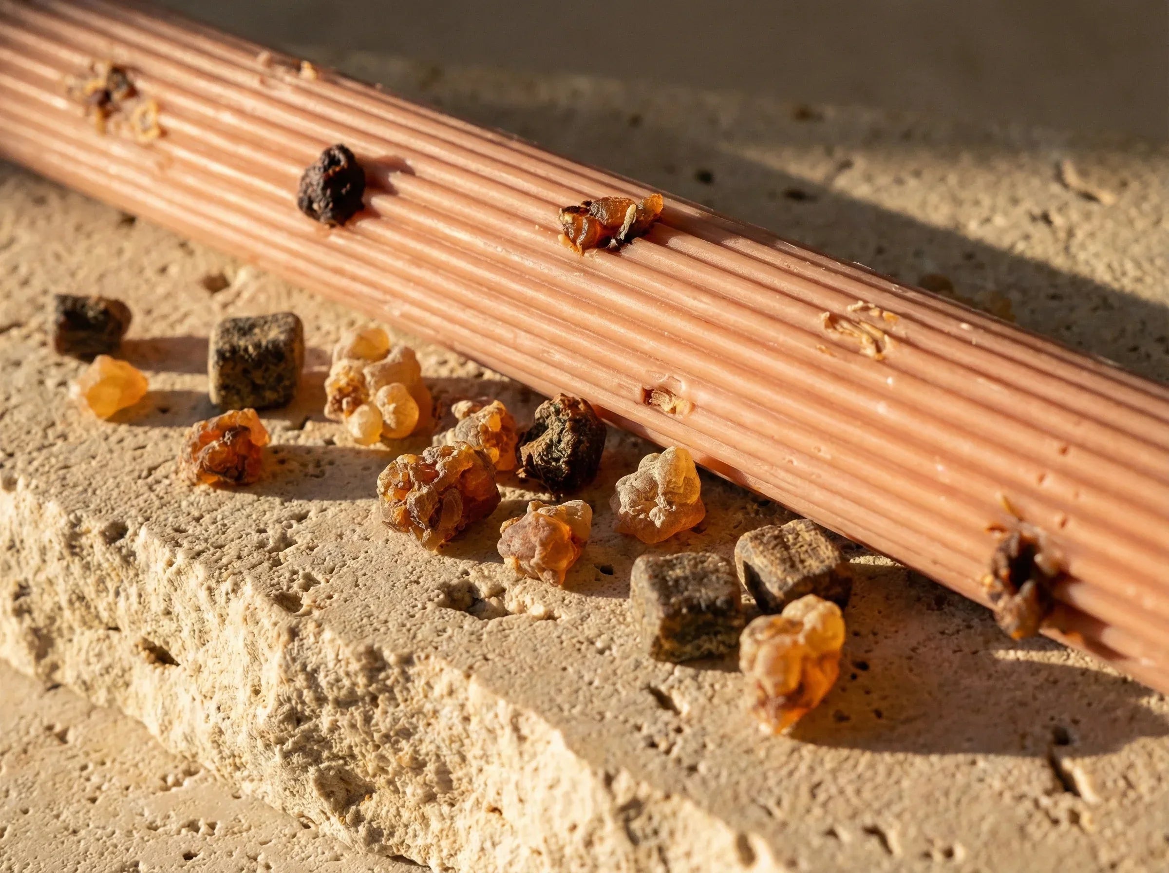 Bougie Pilier Romain Myrrhe & Musc - Sagesse & Protection - Essences Agape 86562350