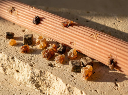 Bougie Pilier Romain Myrrhe & Musc - Sagesse & Protection - Essences Agape 86562350