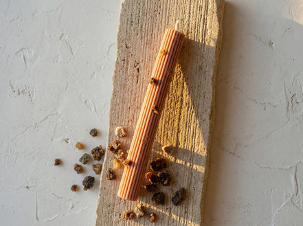 Bougie Pilier Romain Myrrhe & Musc - Sagesse & Protection - Essences Agape 37027573