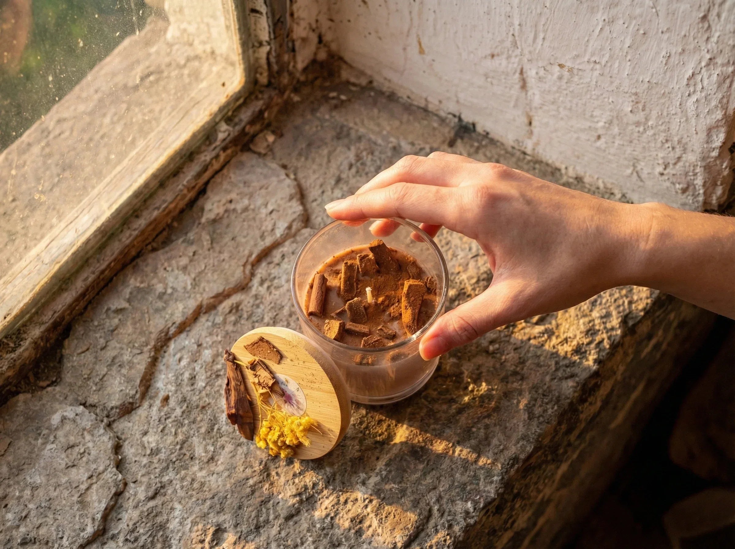 Bougie Sacrée Palo Santo - Sagesse & Protection - Essences Agape 29538154