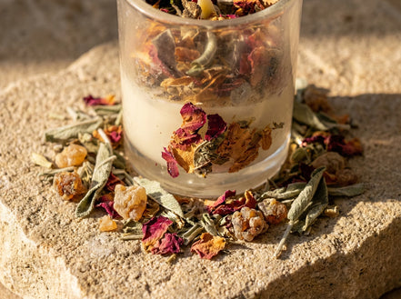 Bougie Sauge & Myrrhe - Purification & Clarté Mentale - Essences Agape 33889327