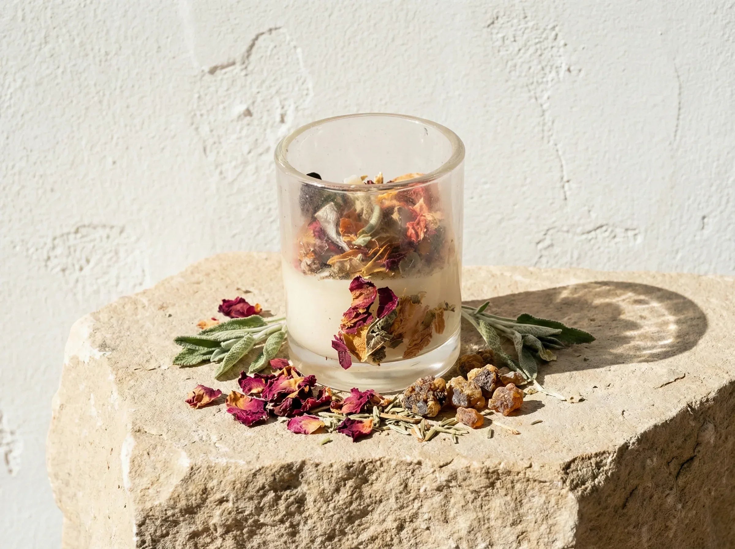 Bougie Sauge & Myrrhe - Purification & Clarté Mentale - Essences Agape 64330482