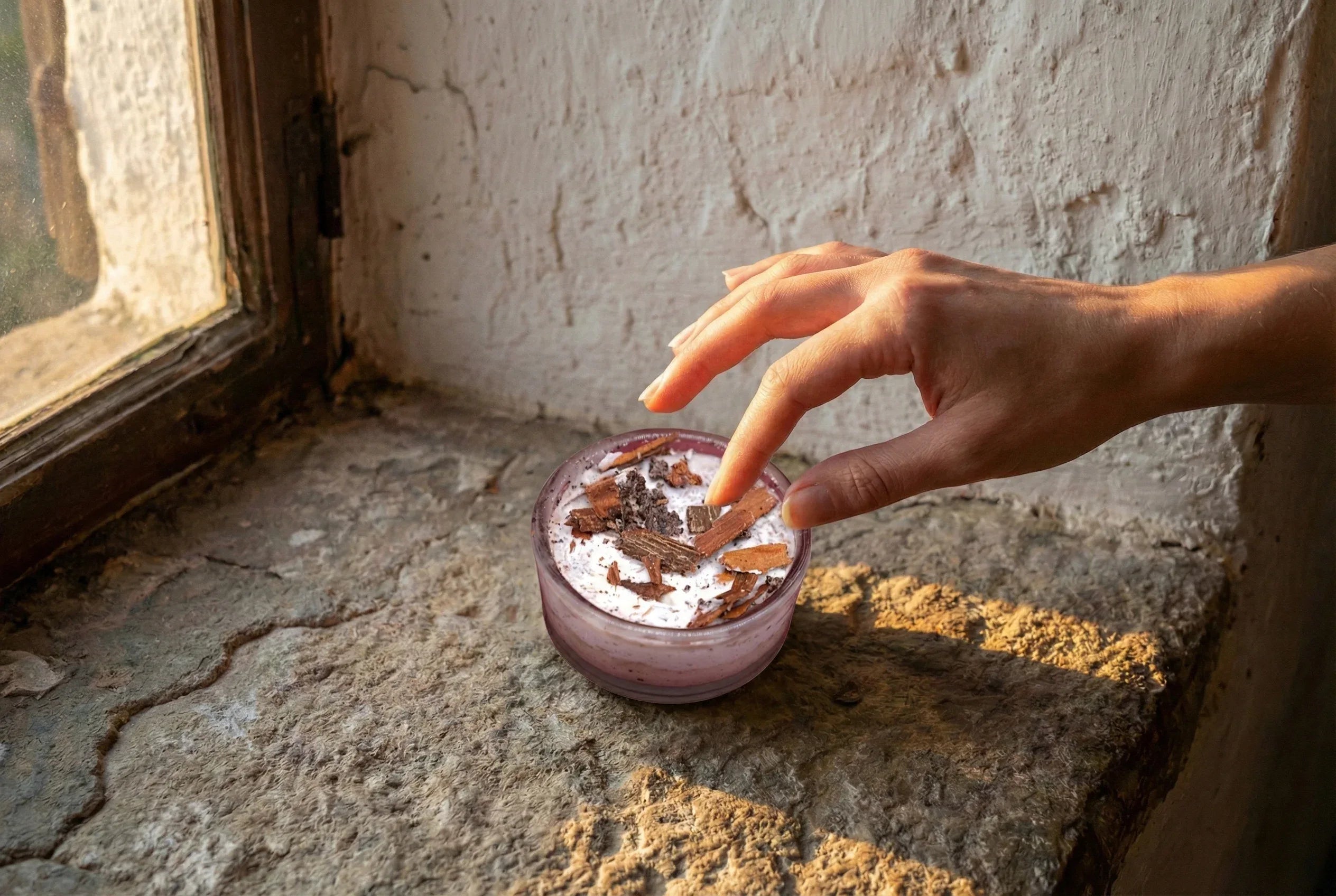 Bougie Verrine Palo Santo - Ancrage & Protection Sacrée - Essences Agape 38038930