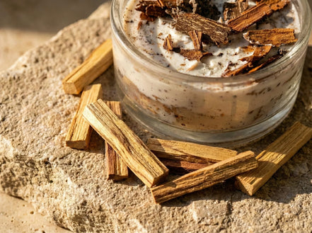 Bougie Verrine Palo Santo - Ancrage & Protection Sacrée - Essences Agape 85855133