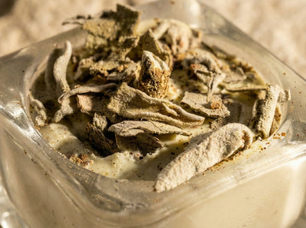 Bougie Verrine Sauge - Nettoyage Énergétique & Paix - Essences Agape 81782244