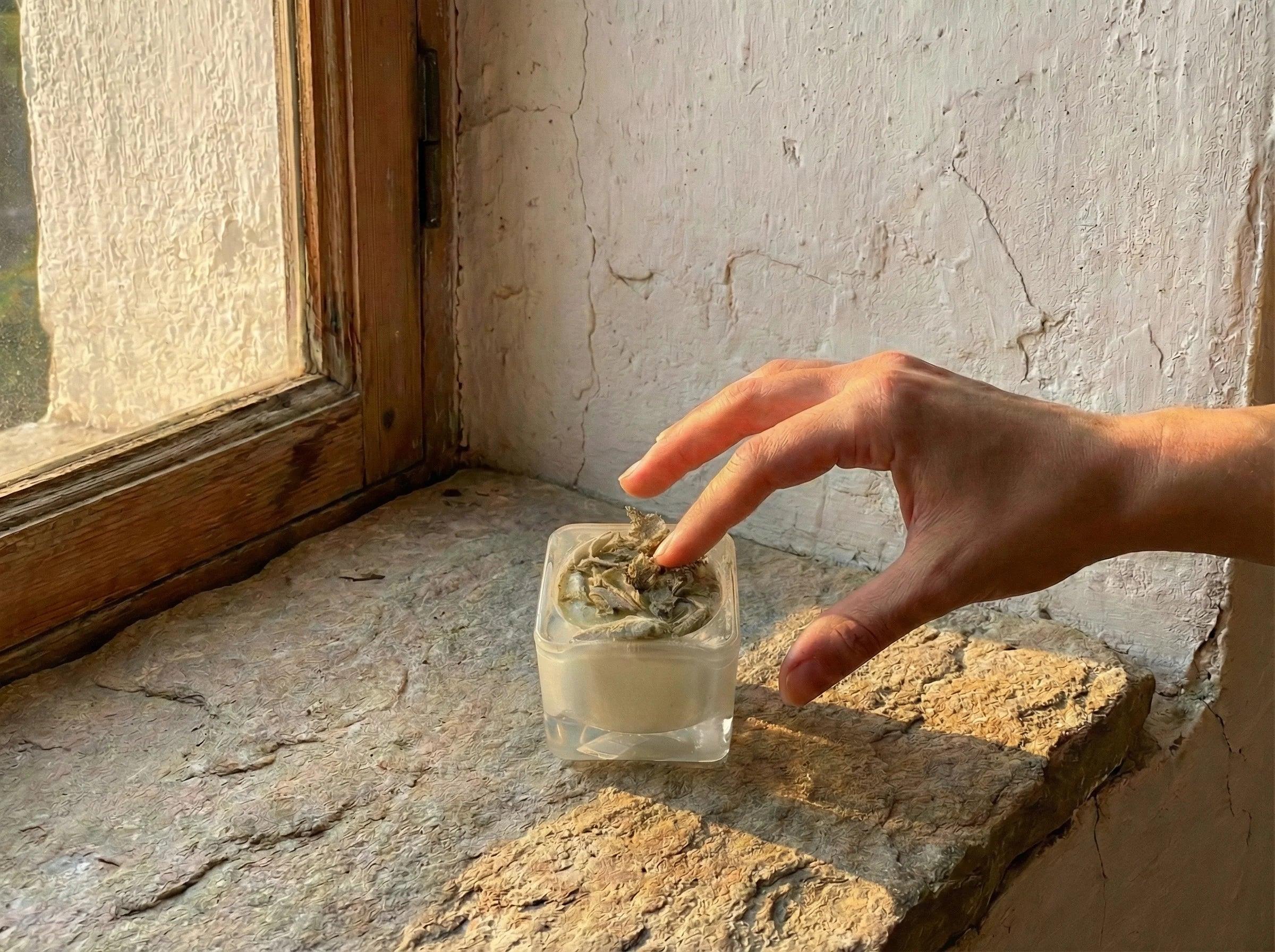 Bougie Verrine Sauge - Nettoyage Énergétique & Paix - Essences Agape 70083341