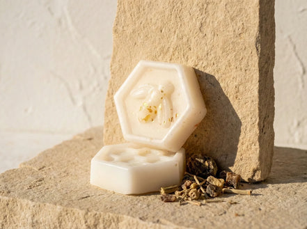 Bougie chauffe plat fondant Musc & Miel - Douceur & Or Liquide Pur - Essences Agape 59801086