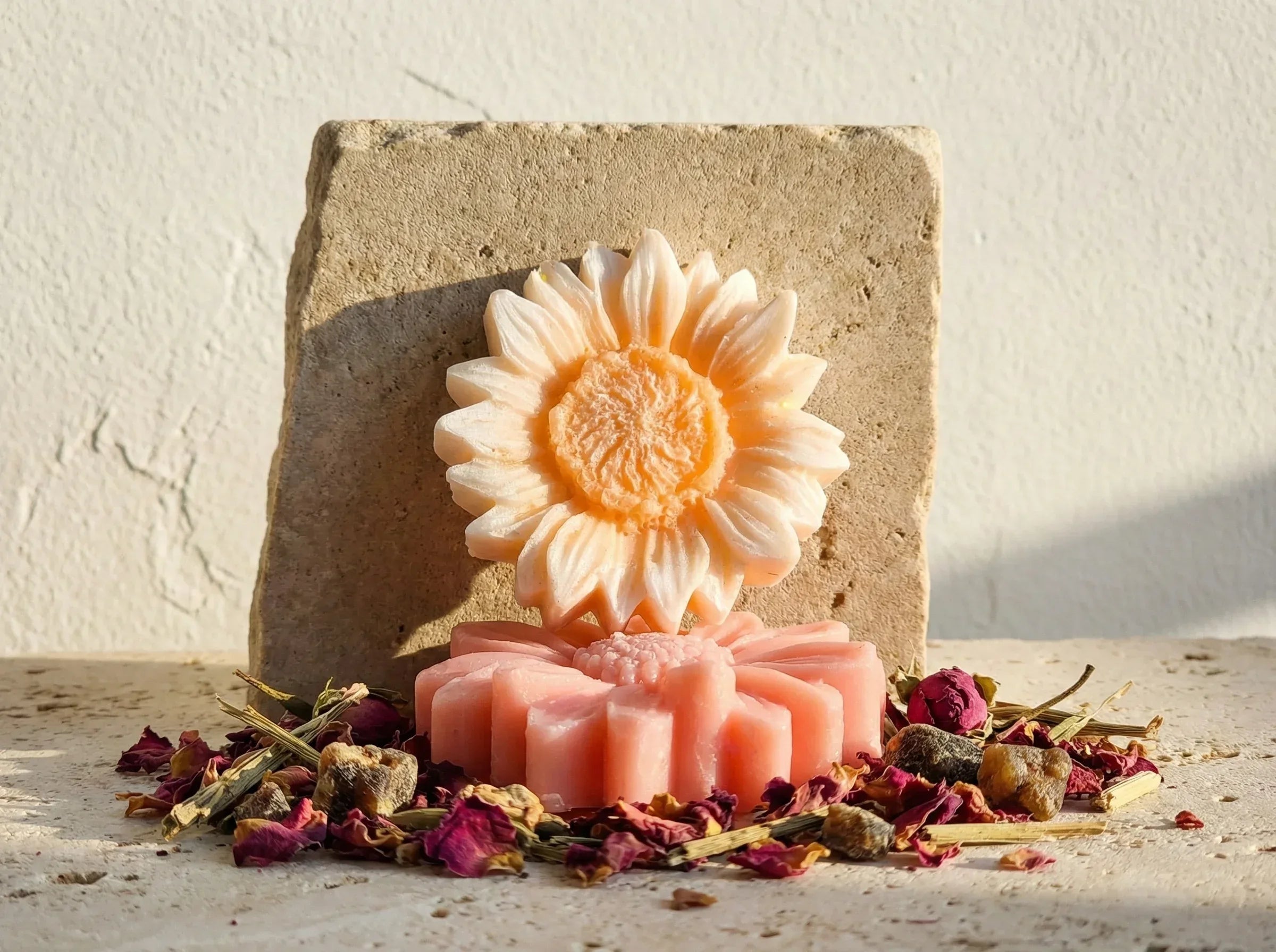 Bougie chauffe plat fondant Rose & Musc - Sensualité & Aura Divine - Essences Agape 68126221