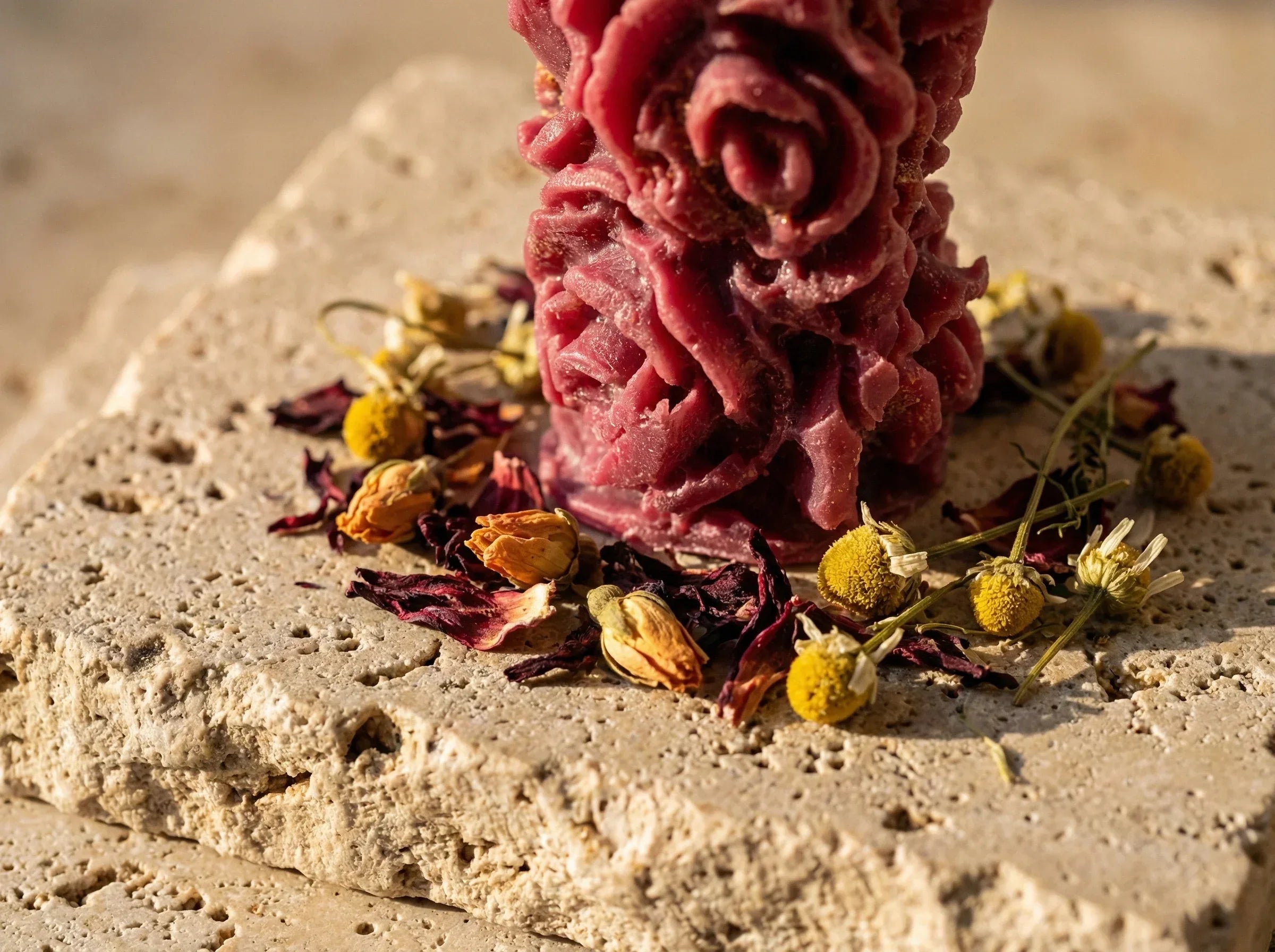 Bougie de Prière Hibiscus & Oranger - Éclat & Sérénité - Essences Agape 94376599