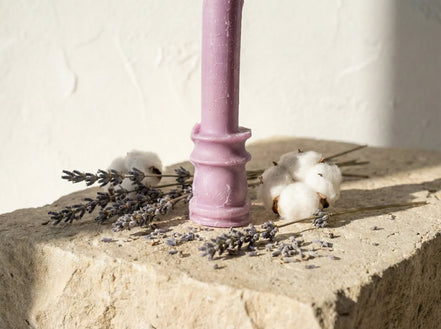 Bougie de Prière Lavande & Coton - Paix du Soir & Sérénité - Essences Agape 91913292