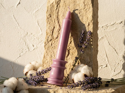 Bougie de Prière Lavande & Coton - Paix du Soir & Sérénité - Essences Agape 62097641