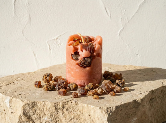 Bougie de Prière Myrrhe - Sagesse & Recueillement Spirituel - Essences Agape 36048904