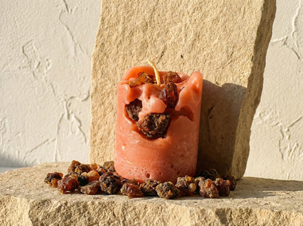 Bougie de Prière Myrrhe - Sagesse & Recueillement Spirituel - Essences Agape 37717765