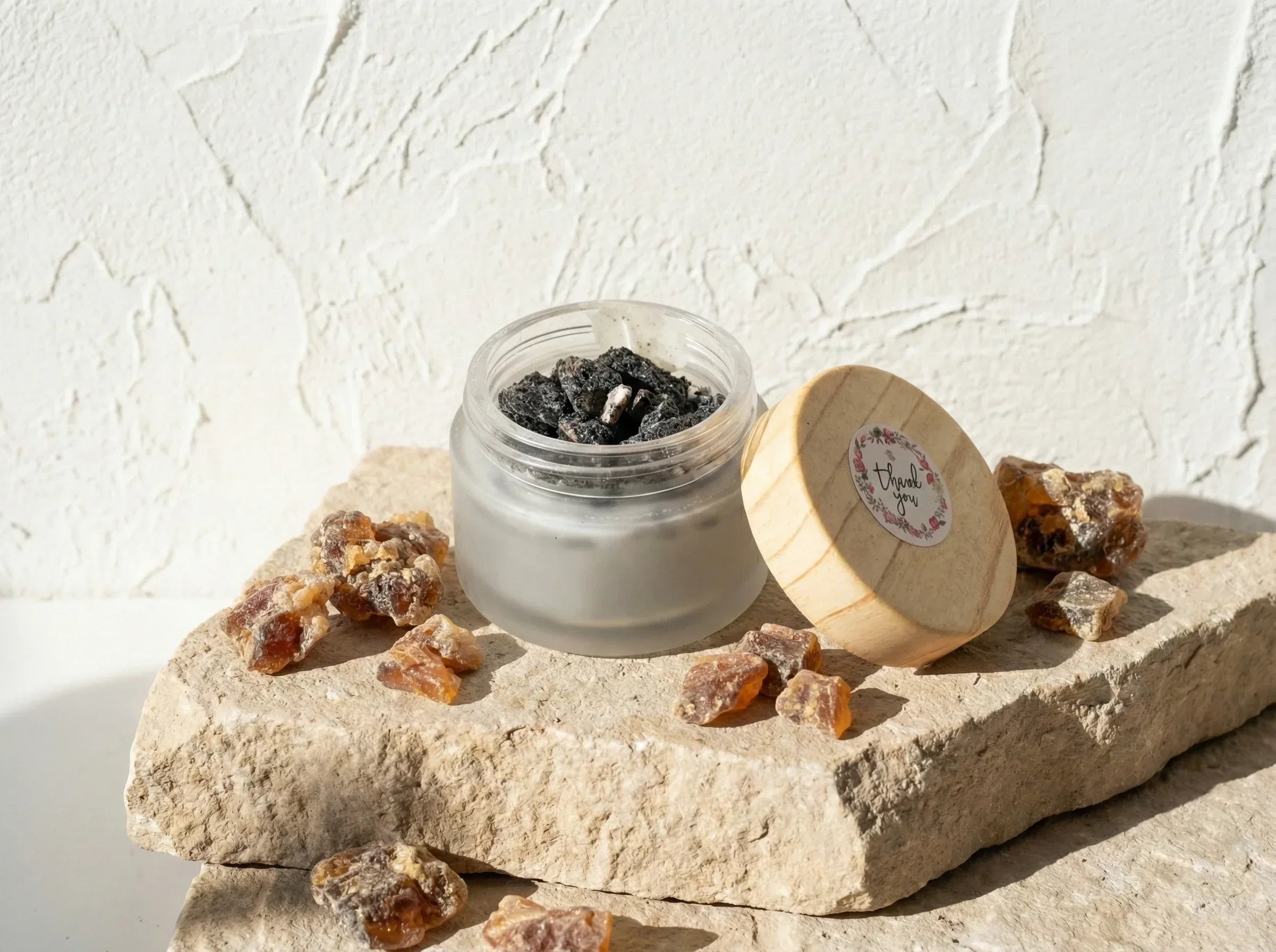 Bougie de Protection Benjoin Noir - Purification & Force - Essences Agape 60646367