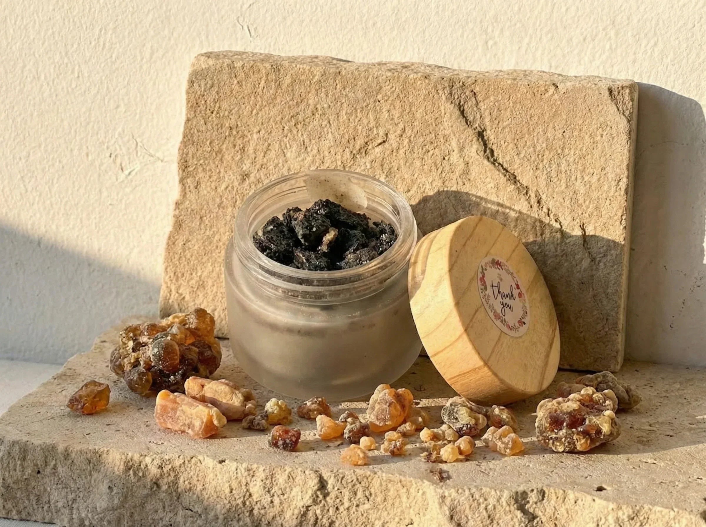 Bougie de Protection Benjoin Noir - Purification & Force - Essences Agape 9749706