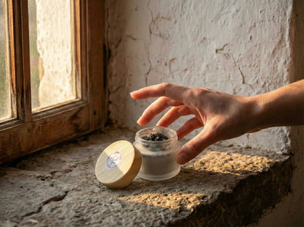 Bougie de Protection Benjoin Noir - Purification & Force - Essences Agape 73572111