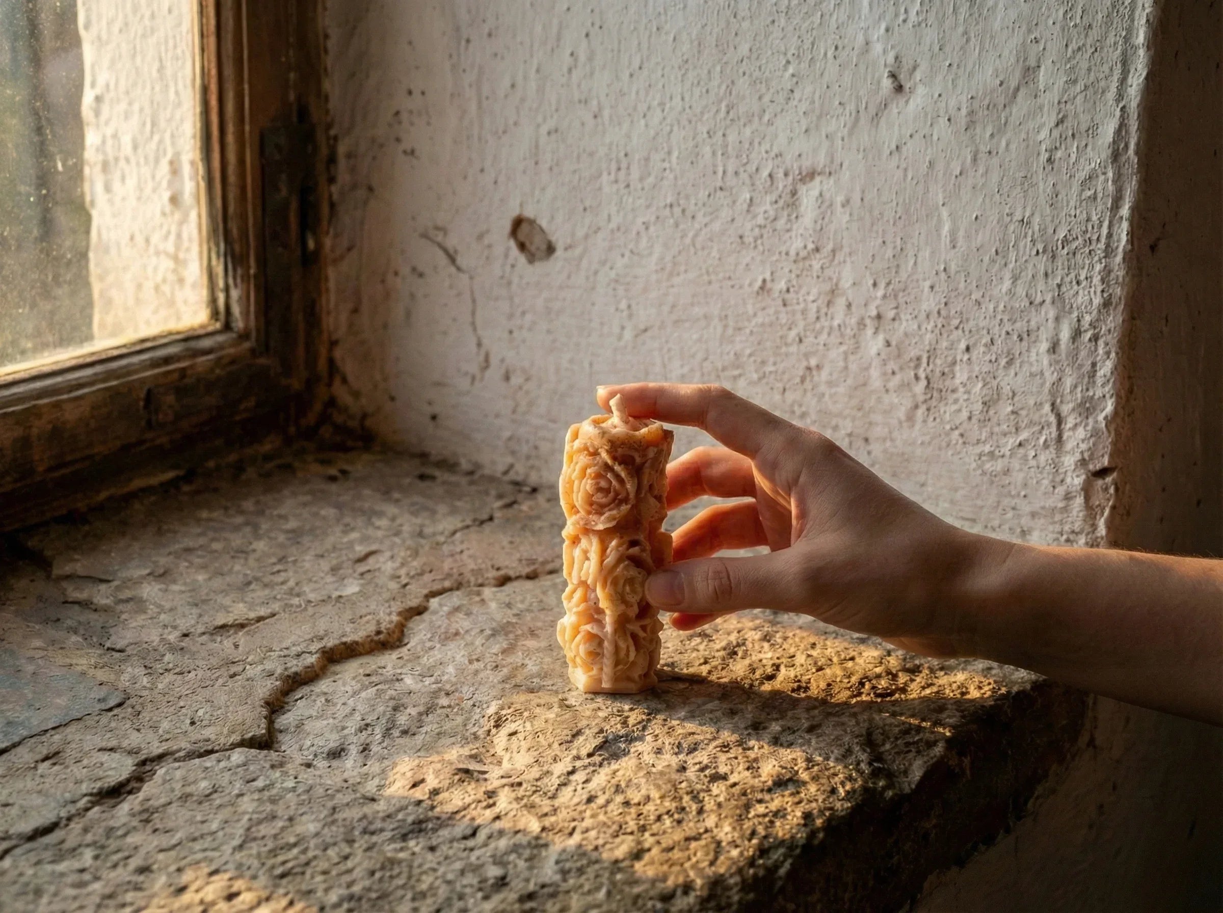 Bougie de Protection Camomille & Musc - Calme & Paix - Essences Agape 93662496