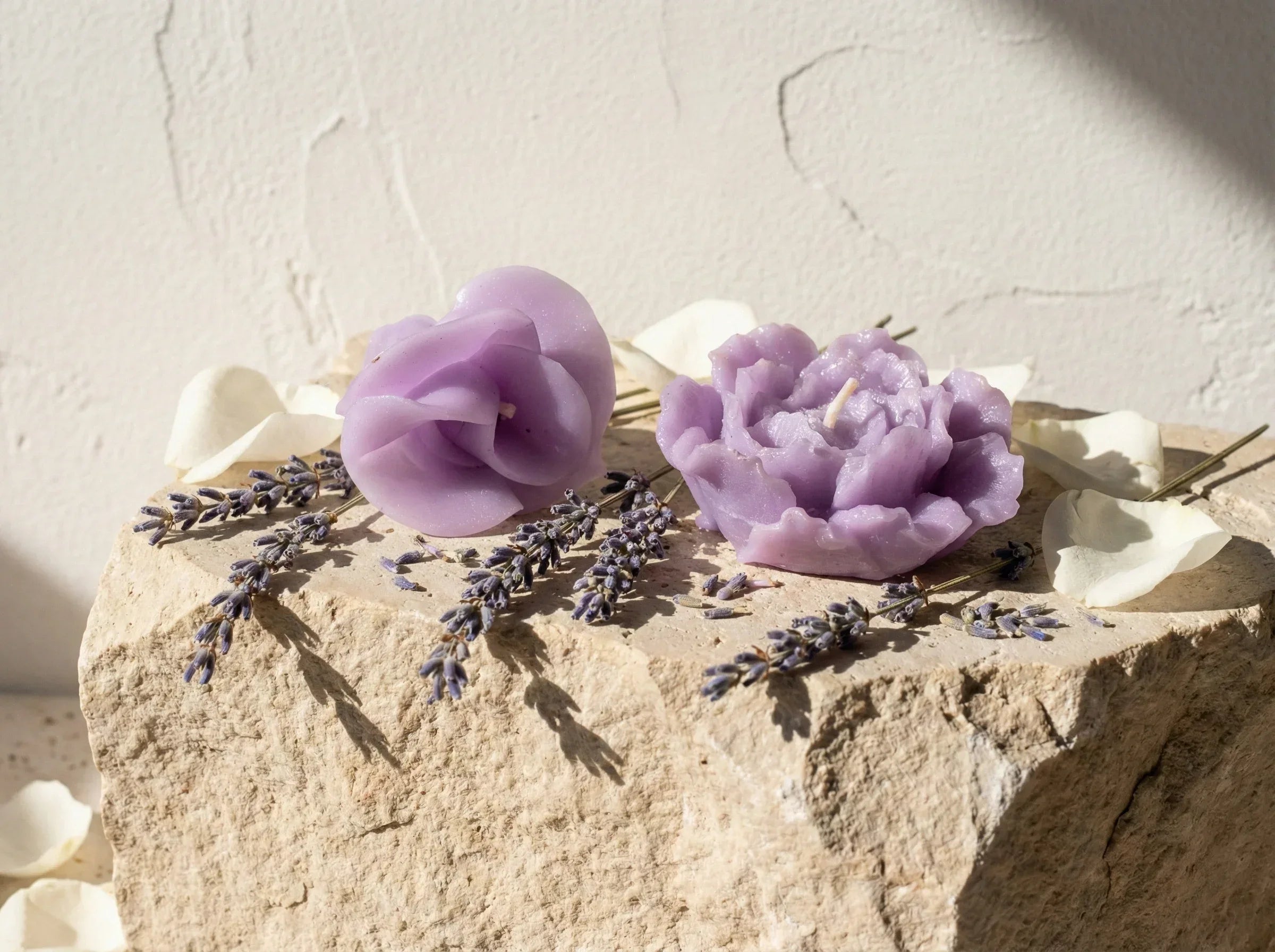 Bougie de Protection Lavande - Sérénité & Paix Royale - Essences Agape 82100938