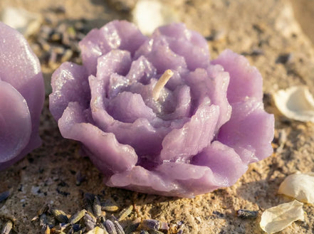 Bougie de Protection Lavande - Sérénité & Paix Royale - Essences Agape 71045734