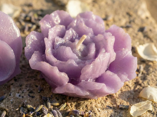 Bougie de Protection Lavande - Sérénité & Paix Royale - Essences Agape 71045734