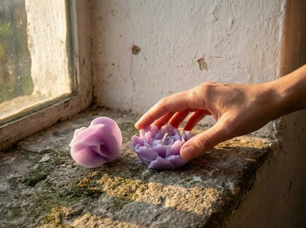 Bougie de Protection Lavande - Sérénité & Paix Royale - Essences Agape 89344810