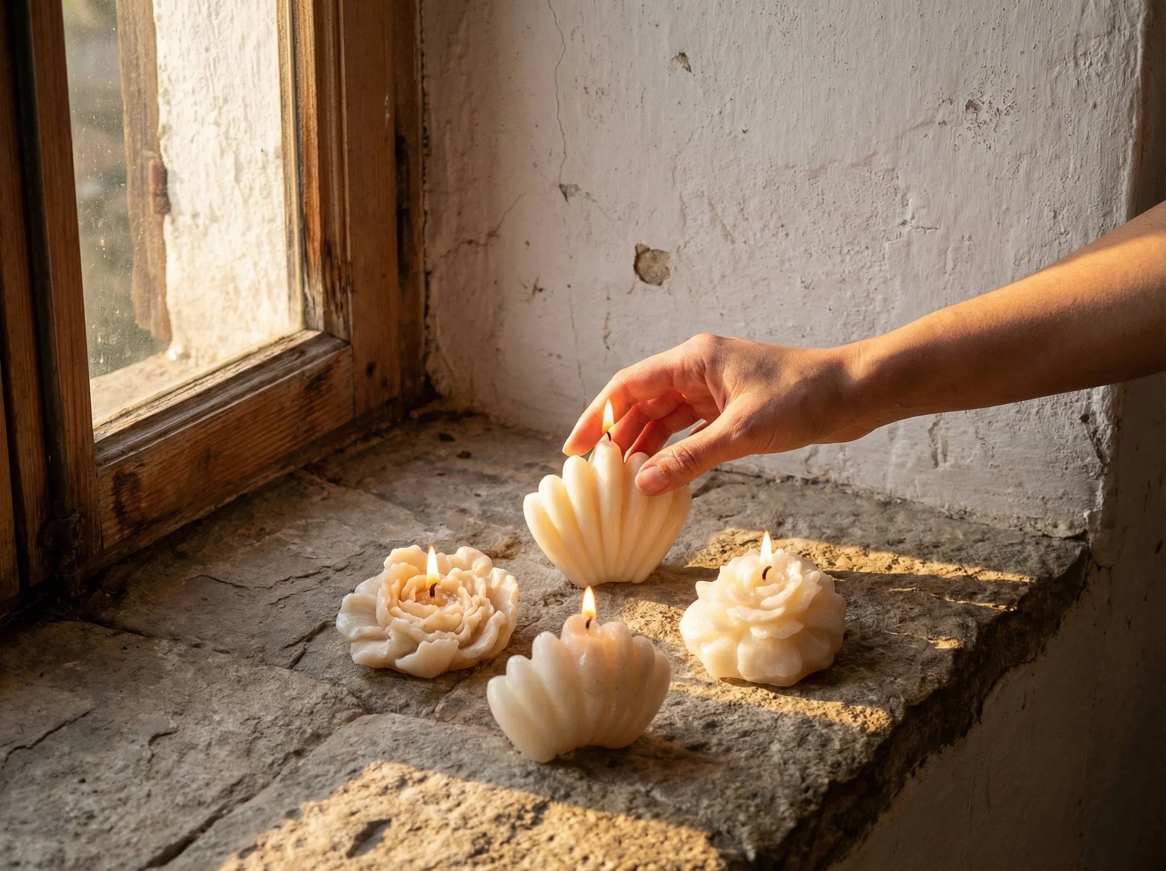 Bougie de Protection Musc & Cactus - Oasis de Sérénité - Essences Agape 51993257