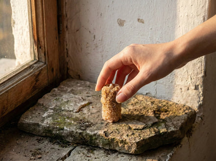 Bougie de Protection Myrrhe & Musc - Sagesse & Secret Minéral - Essences Agape 14627768