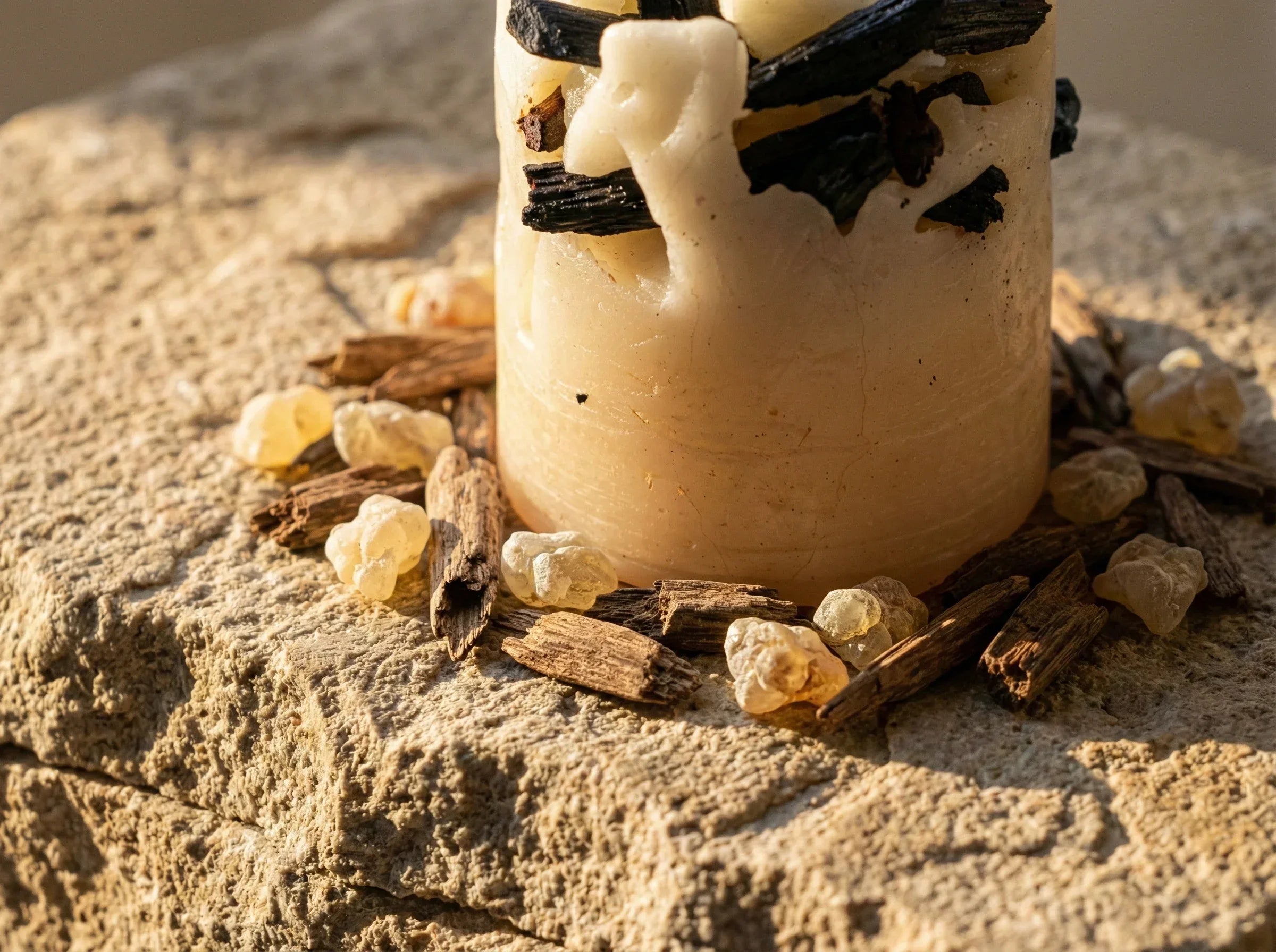 Bougie de Protection Oud & Louban - Élévation & Purification Royale - Essences Agape 63394623