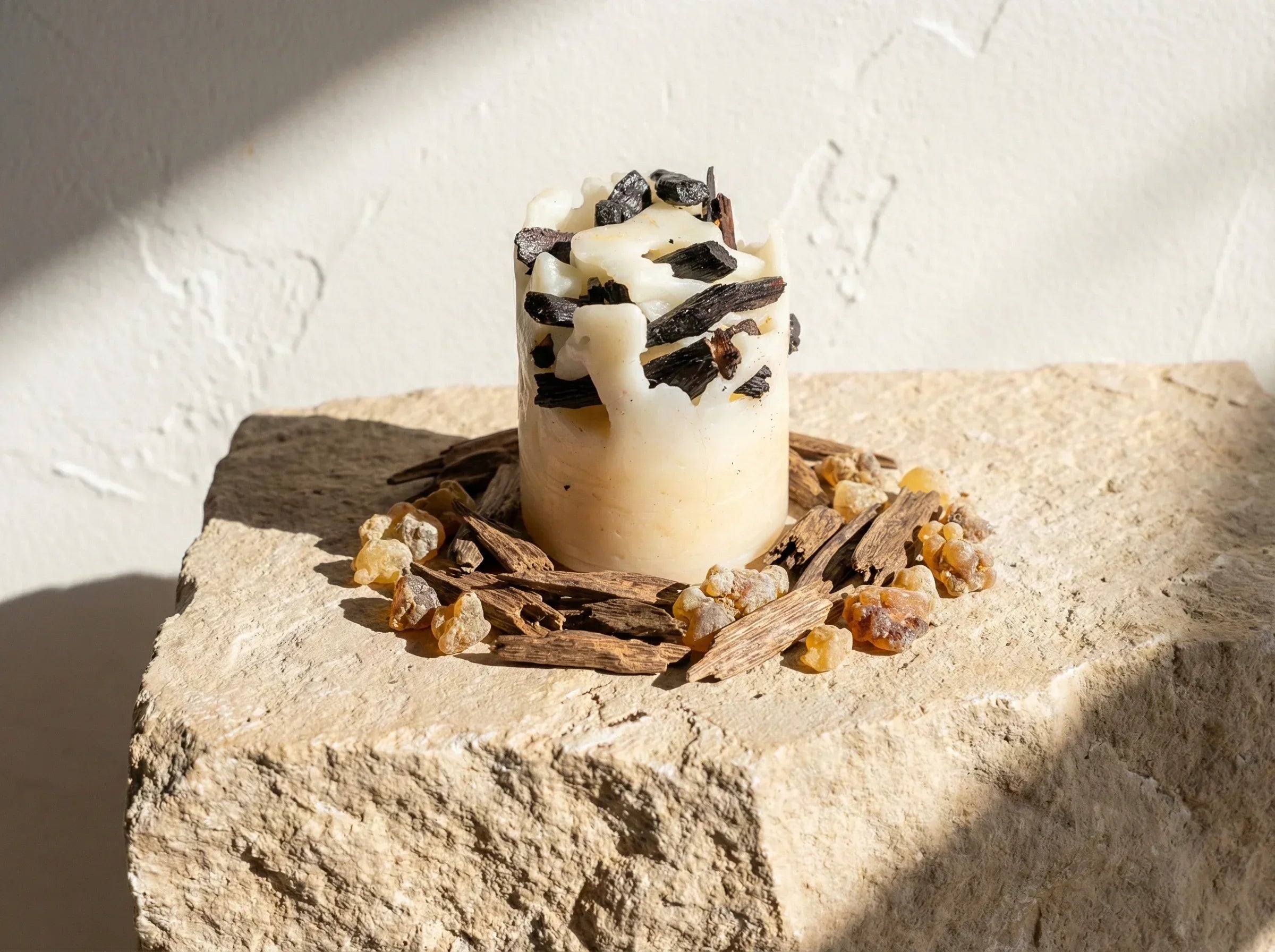 Bougie de Protection Oud & Louban - Élévation & Purification Royale - Essences Agape 44839432